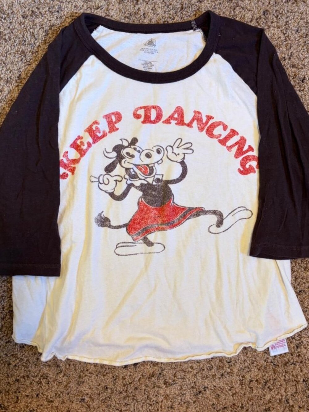 Disney Clarabell Quarter Sleeve Shirt